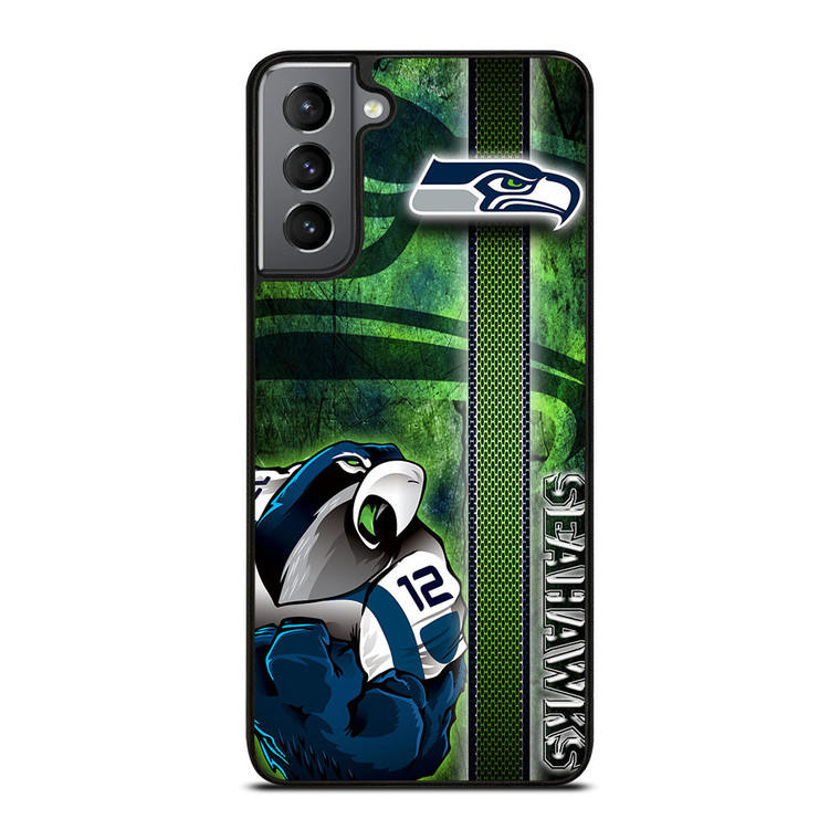 SEATTLE SEAHAWKS FOOTBALL Samsung Galaxy S21 Plus Case Cover