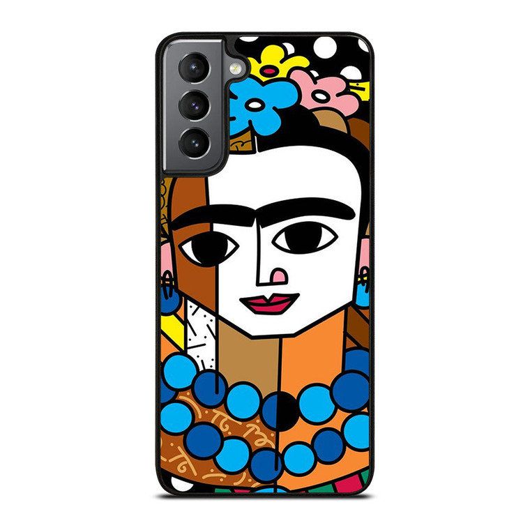 ROMERO BRITTO FRIDA KAHLO Samsung Galaxy S21 Plus Case Cover ROMERO BRITTO FRIDA KAHLO Samsung Galaxy S21 Plus Case Cover