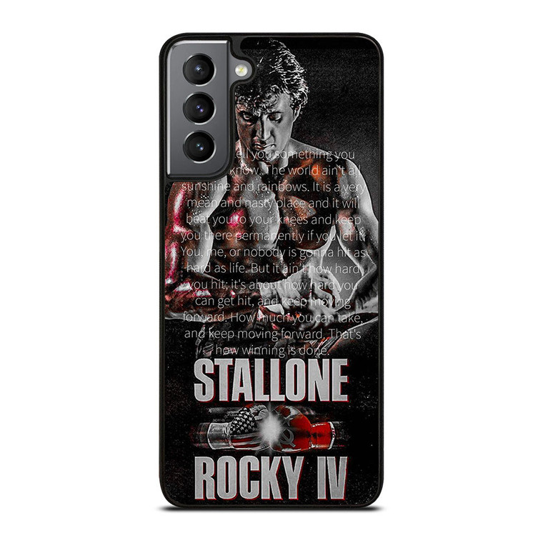 ROCKY BALBOA QUOTE ART Samsung Galaxy S21 Plus Case Cover