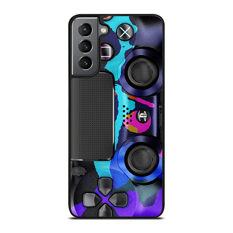 PS4 CONTROLLER PLAYSTATION CAMO Samsung Galaxy S21 Plus Case Cover
