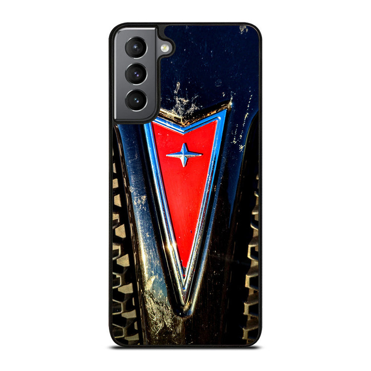 PONTIAC CAR METAL EMBLEM Samsung Galaxy S21 Plus Case Cover