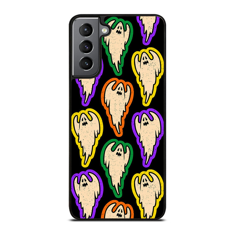 PLAYFUL HALLOWEEN GHOST PATTERN Samsung Galaxy S21 Plus Case Cover