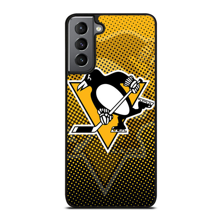 PITTSBURGH PENGUINS NHL HALFTONE Samsung Galaxy S21 Plus Case Cover