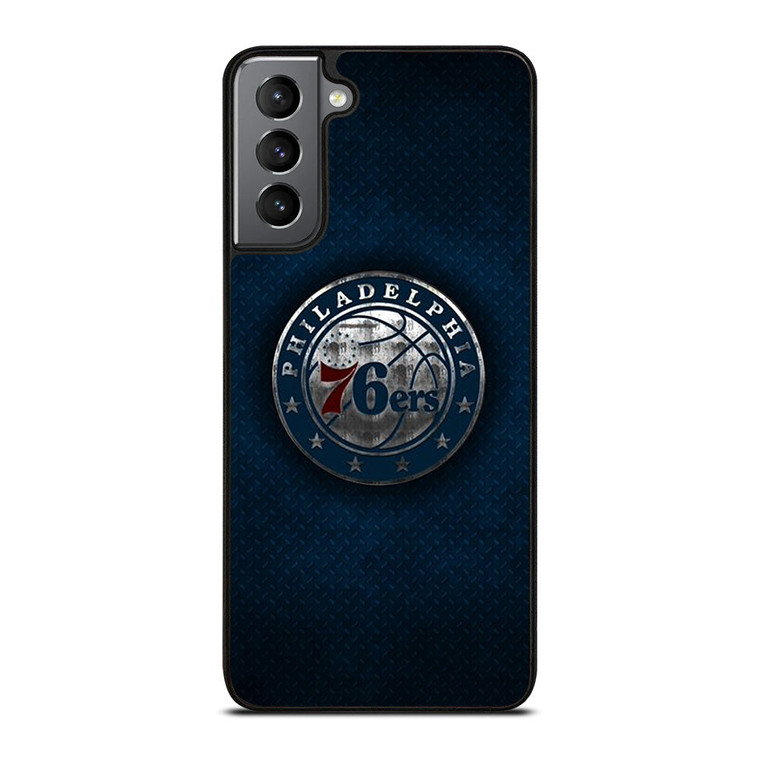 PHILADELPHIA 76ERS METAL LOGO Samsung Galaxy S21 Plus Case Cover