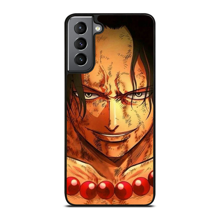 ONE PIECE ACE FACE Samsung Galaxy S21 Plus Case Cover