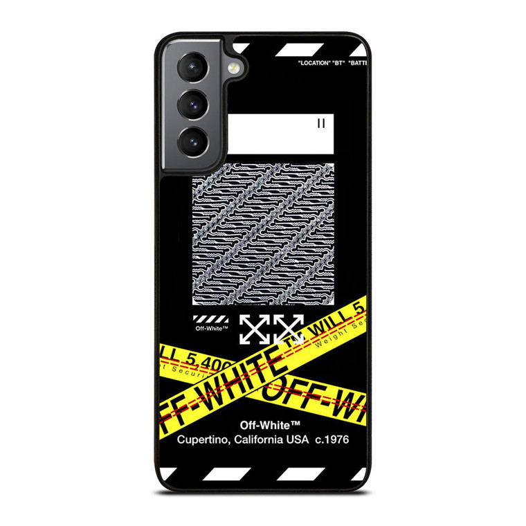 OFF WHITE X BATIK Samsung Galaxy S21 Plus Case Cover