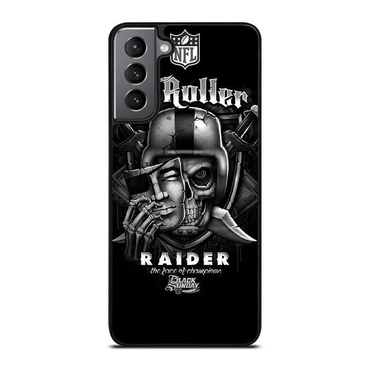 OAKLAND RAIDERS BLACK SUNDAY NFL Samsung Galaxy S21 Plus Case Cover