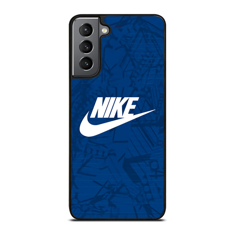 NIKE CHELSEA JERSEY PATTERN Samsung Galaxy S21 Plus Case Cover