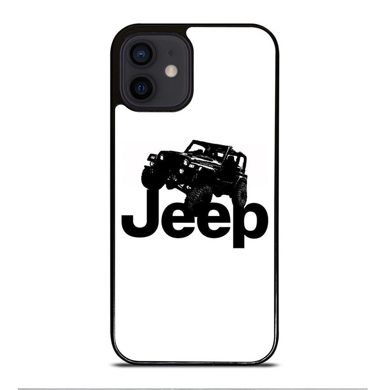 JEEP BLACK LOGO iPhone 12 Mini Case Cover