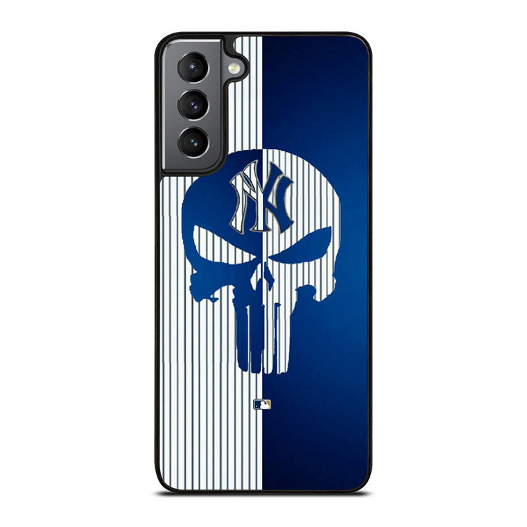 NEW YORK YANKEES SKULL PUNISHER Samsung Galaxy S21 Plus Case Cover