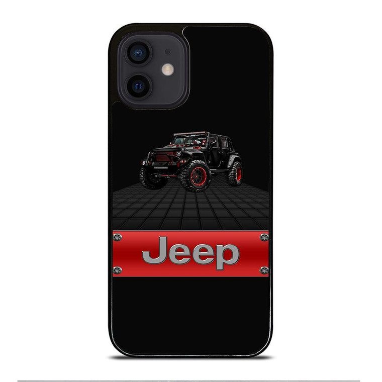 JEEP WRANGLER BLACK LOGO iPhone 12 Mini Case Cover