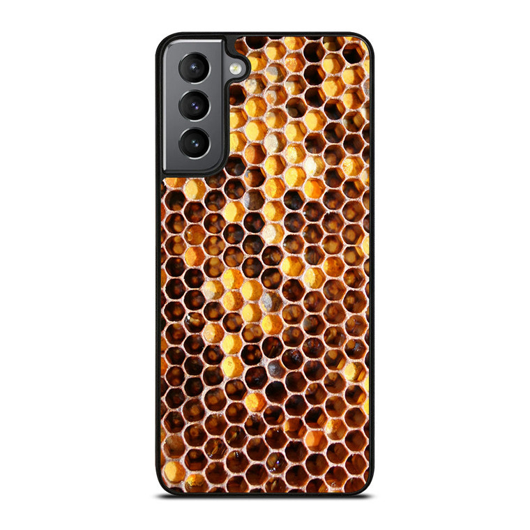 NATURAL HONEYCOMB PATTERN Samsung Galaxy S21 Plus Case Cover