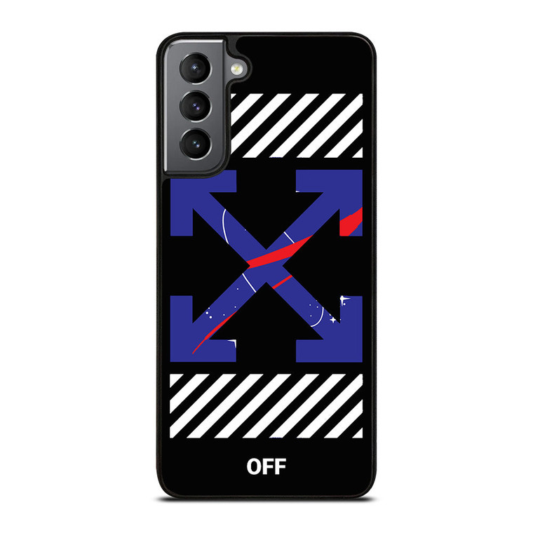 NASA OFF WHITE Samsung Galaxy S21 Plus Case Cover