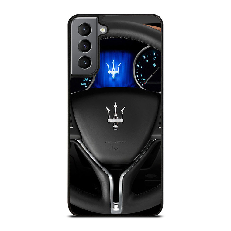 MASERATI STEERING WHEEL LOGO Samsung Galaxy S21 Plus Case Cover