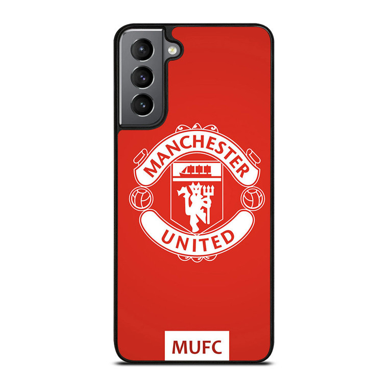 MANCHESTER UNITED FC RED DEVILS Samsung Galaxy S21 Plus Case Cover