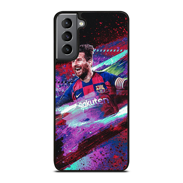 LIONEL MESSI BARCELONA ART Samsung Galaxy S21 Plus Case Cover