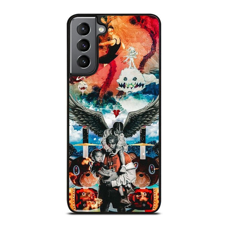 KANYE WEST ANGELS COLLAGE Samsung Galaxy S21 Plus Case Cover