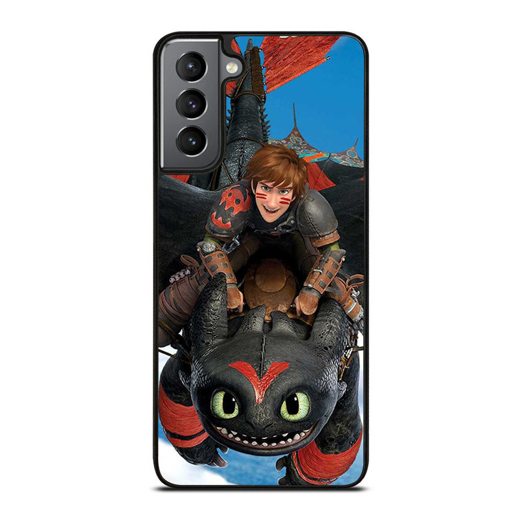 HICCUP AND TOOTHLESS TRAIN YOUR DRAGON Samsung Galaxy S21 Plus Case Cover