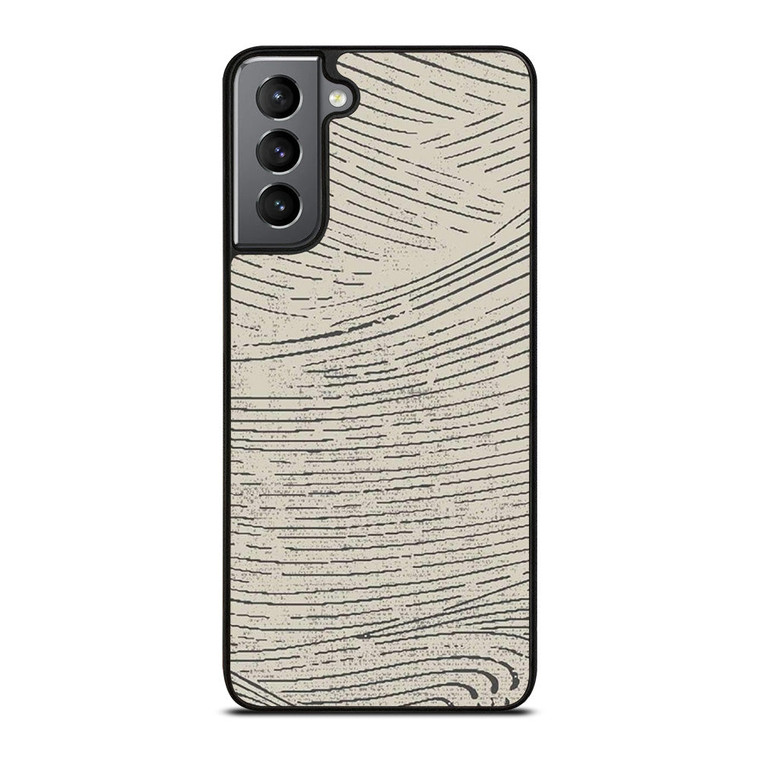 HAND DRAWING WAVES PATTERN Samsung Galaxy S21 Plus Case Cover