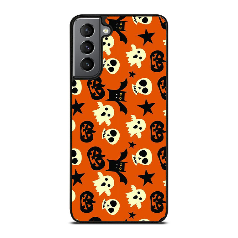 HALLOWEEN GHOST PATTERN Samsung Galaxy S21 Plus Case Cover