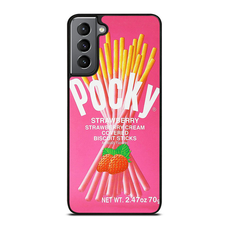 GLICO POCKY STRAWBERRY Samsung Galaxy S21 Plus Case Cover