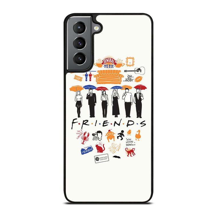 FRIENDS TV SHOW CLIP ART Samsung Galaxy S21 Plus Case Cover