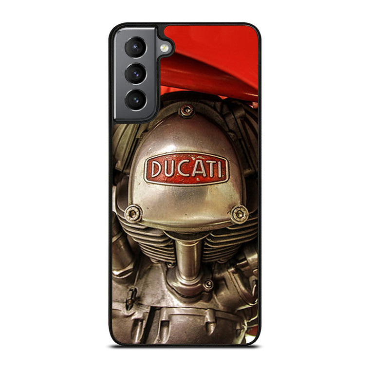 DUCATI ENGINE LOGO RETRO Samsung Galaxy S21 Plus Case Cover