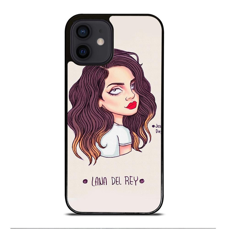 LANA DEL REY CARTOON iPhone 12 Mini Case Cover