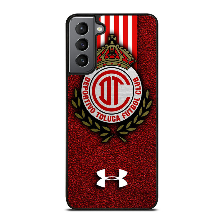 DEPORTIVO TOLUCA FC LEATHER LOGO Samsung Galaxy S21 Plus Case Cover