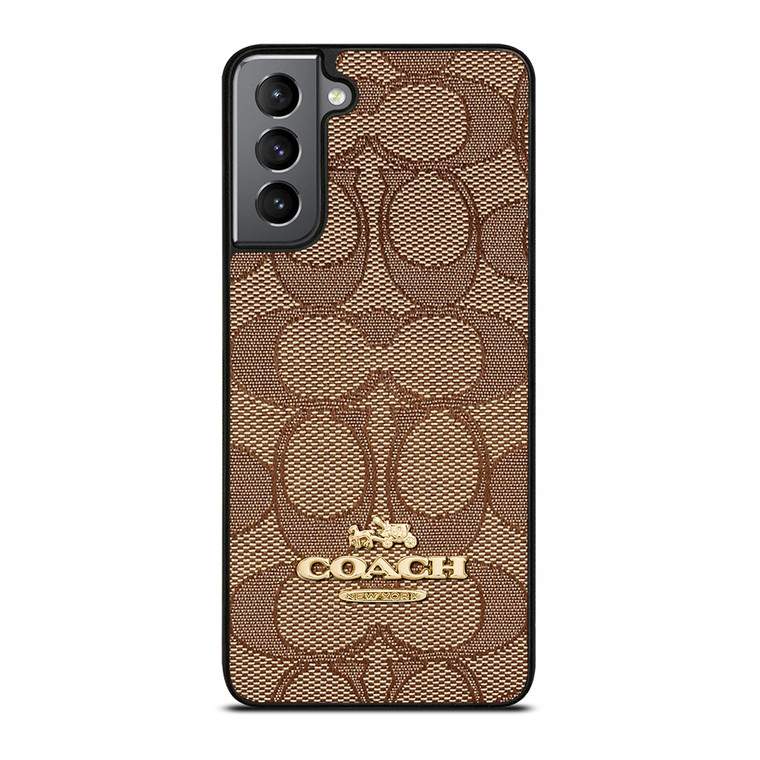 COACH NEW YORK PATTERN Samsung Galaxy S21 Plus Case Cover