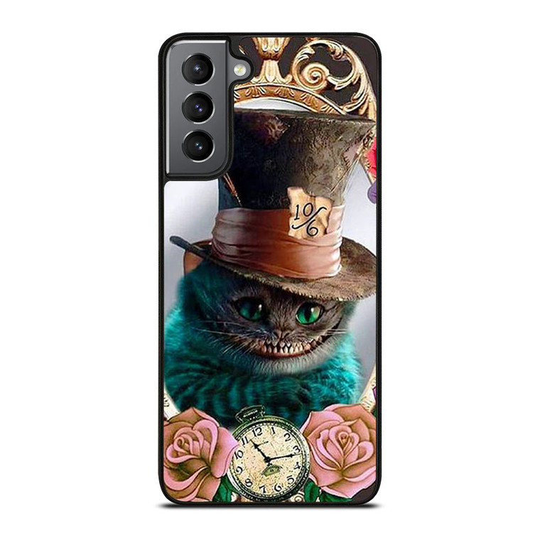 CHESHIRE CAT ALICE IN WONDERLAND CARTOON Samsung Galaxy S21 Plus Case Cover