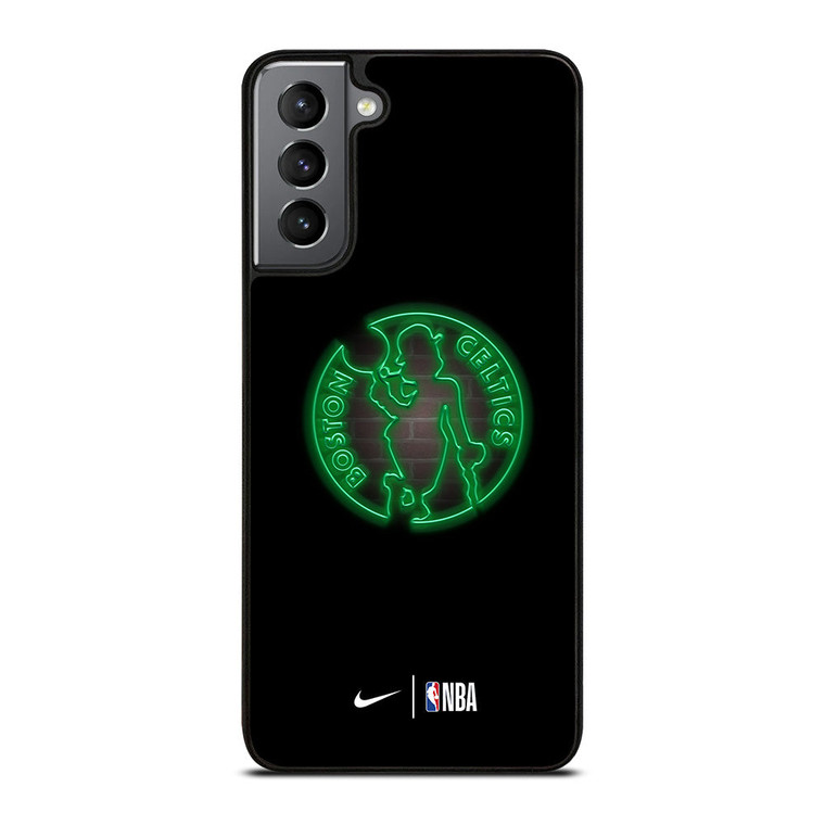 BOSTON CELTICS NEON NIKE NBA Samsung Galaxy S21 Plus Case Cover