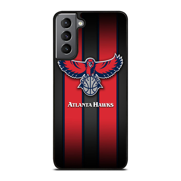 ATLANTA HAWKS STRIPE LOGO Samsung Galaxy S21 Plus Case Cover