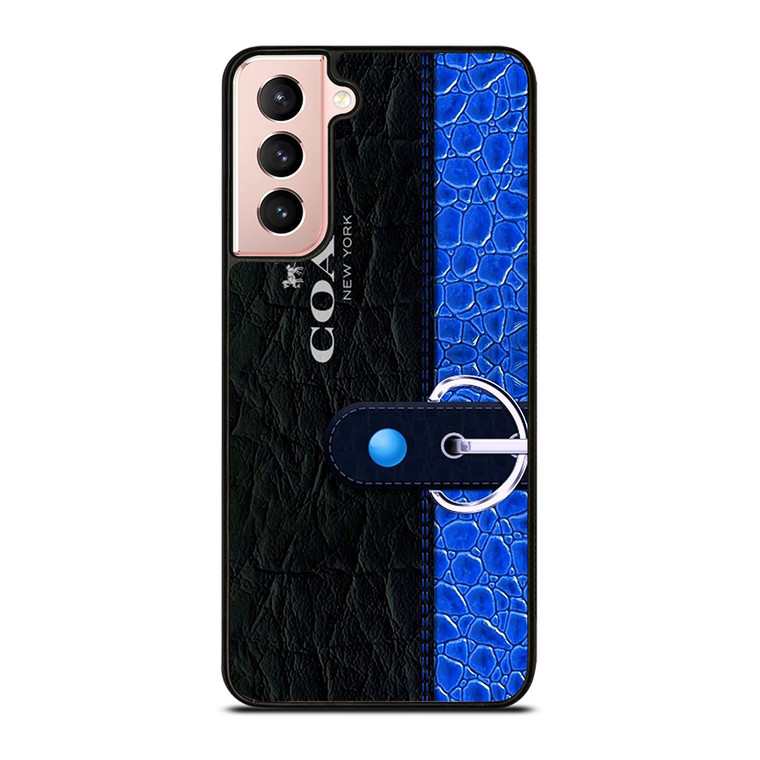 COACH BAG BLUE Samsung Galaxy S21 Case Cover