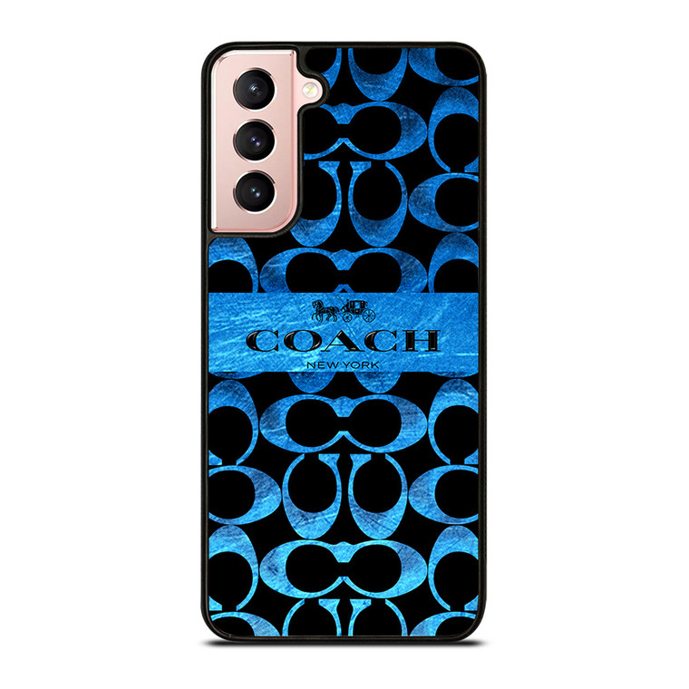 COACH NEW YORK BLUE 2 Samsung Galaxy S21 Case Cover