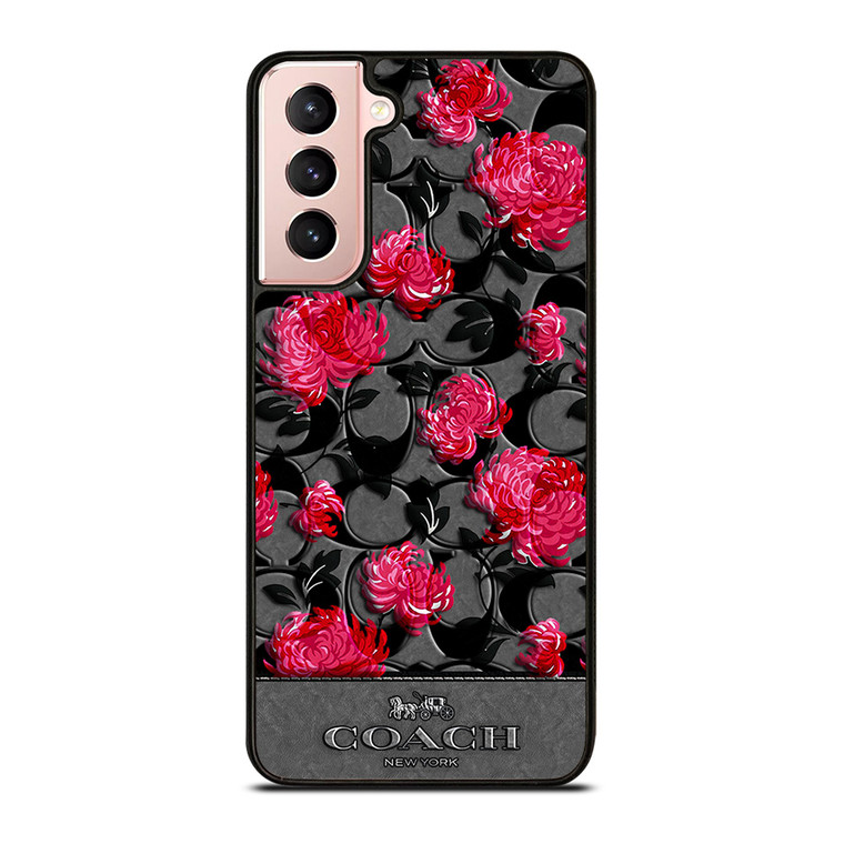 COACH NEW YORK FLOWER 3 Samsung Galaxy S21 Case Cover