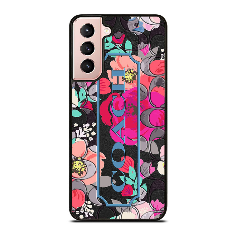 COACH NEW YORK FLOWER Samsung Galaxy S21 Case Cover