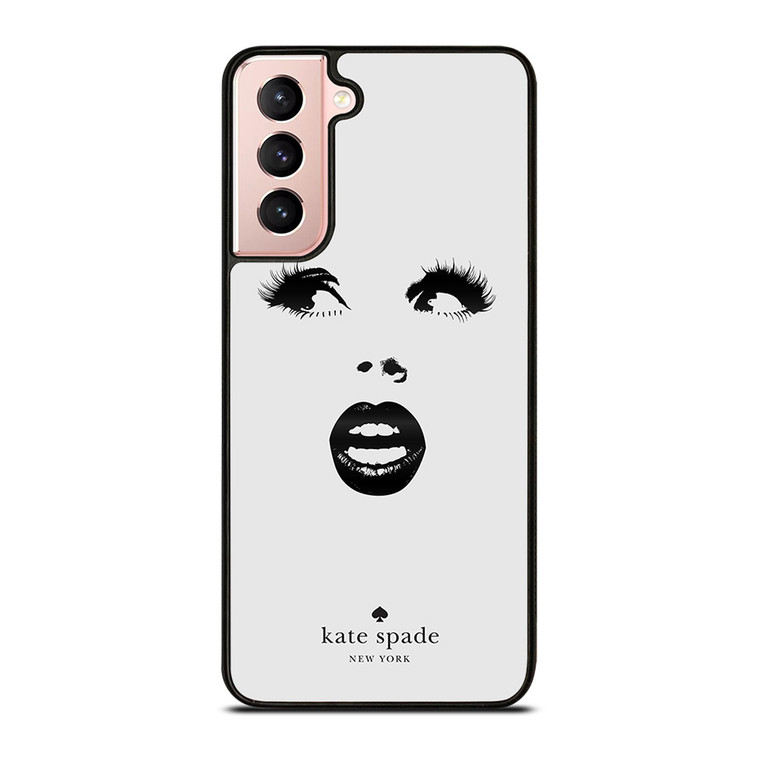 KATE SPADE BLACK WHITE FACE Samsung Galaxy S21 Case Cover