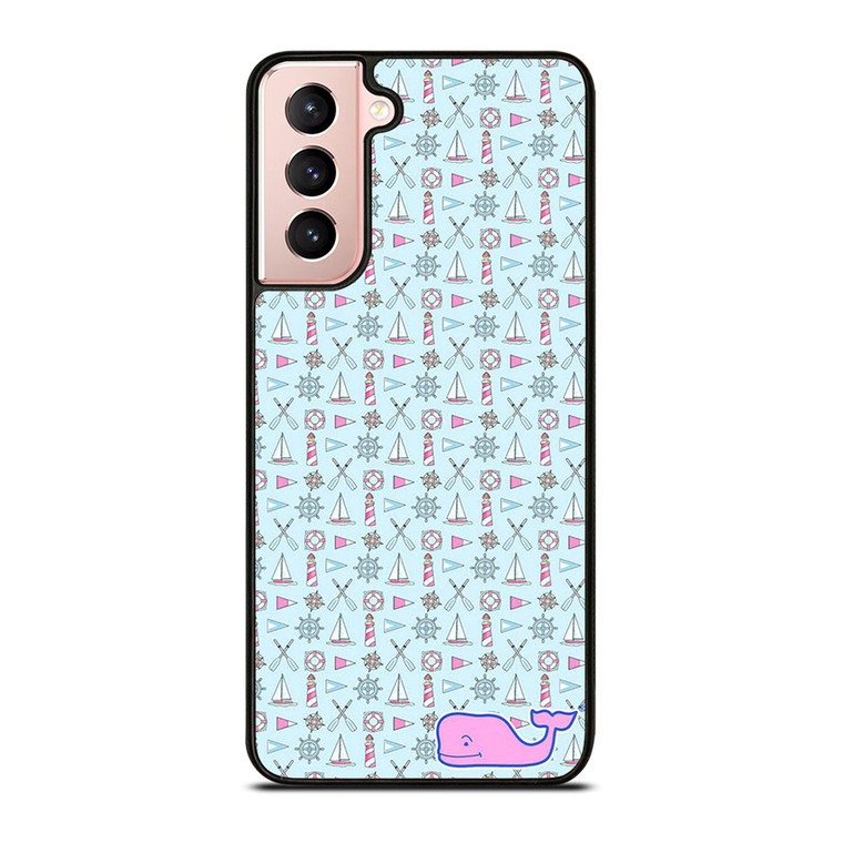 WHALE KATE SPADE PATTERN Samsung Galaxy S21 Case Cover