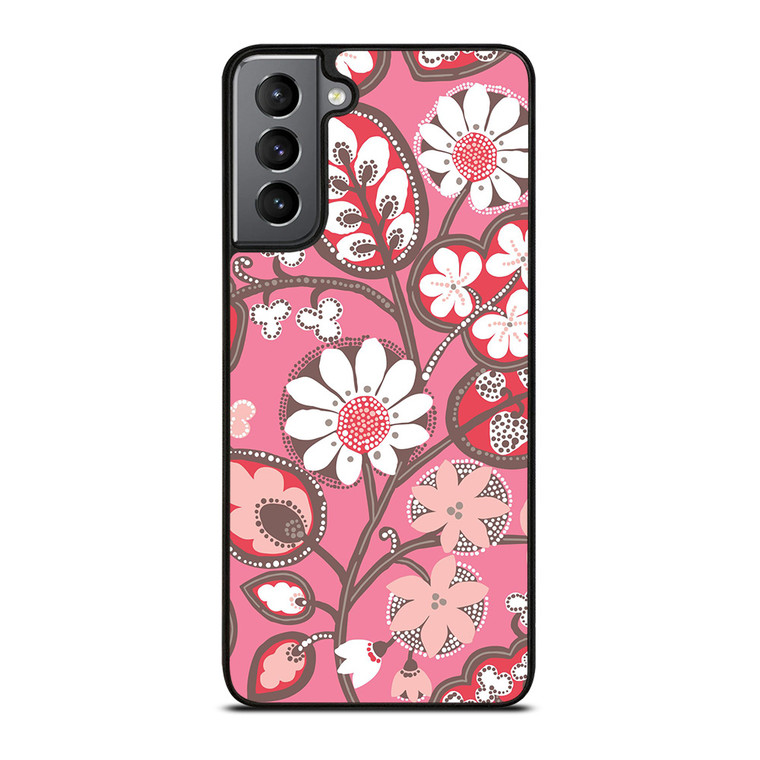 BLUSH PINK VERA BRADLEY PRINT Samsung Galaxy S21 Plus Case Cover