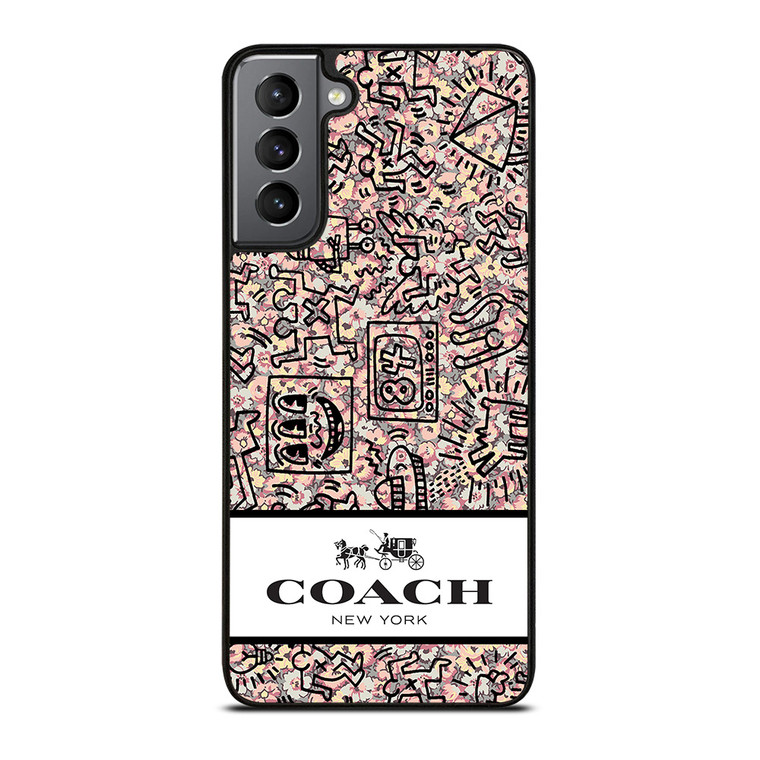 COACH NEW YORK ABSTRACK Samsung Galaxy S21 Plus Case Cover