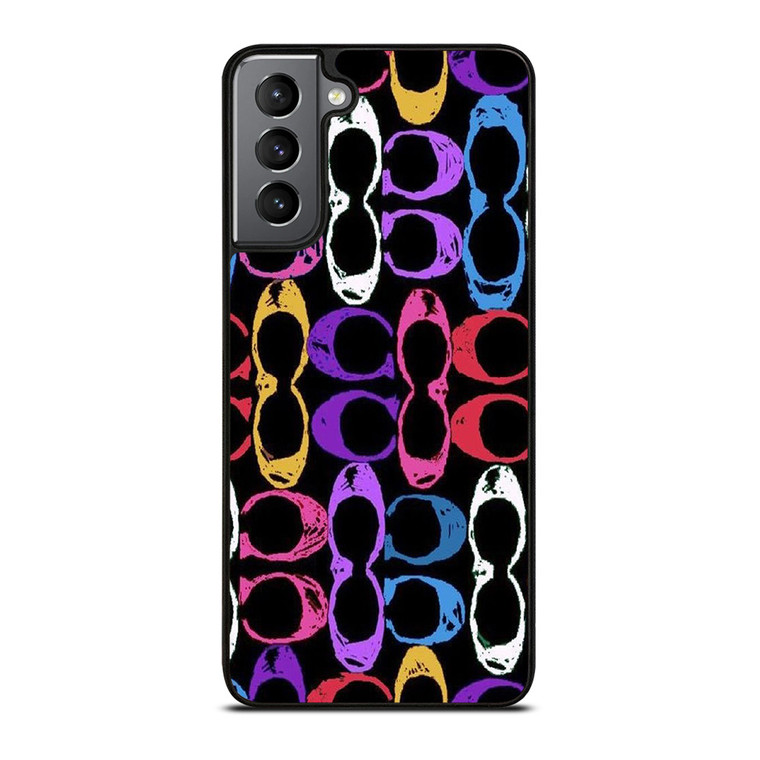 COACH NEW YORK ART LOGO Samsung Galaxy S21 Plus Case Cover