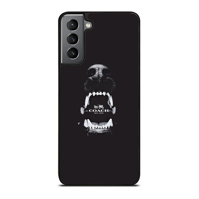 COACH NEW YORK LOGO DOG Samsung Galaxy S21 Plus Case Cover COACH NEW YORK LOGO DOG Samsung Galaxy S21 Plus Case Cover