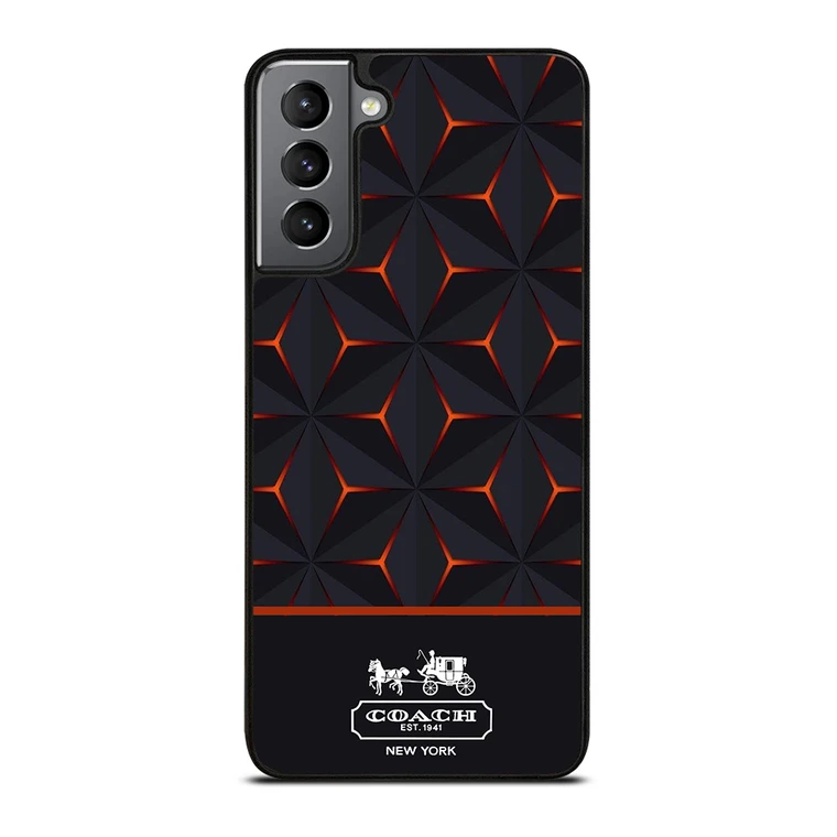 COACH NEW YORK PRISM Samsung Galaxy S21 Plus Case Cover