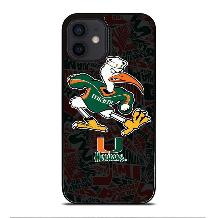 MIAMI HURRICANES UM FOOTBALL iPhone 12 Mini Case Cover