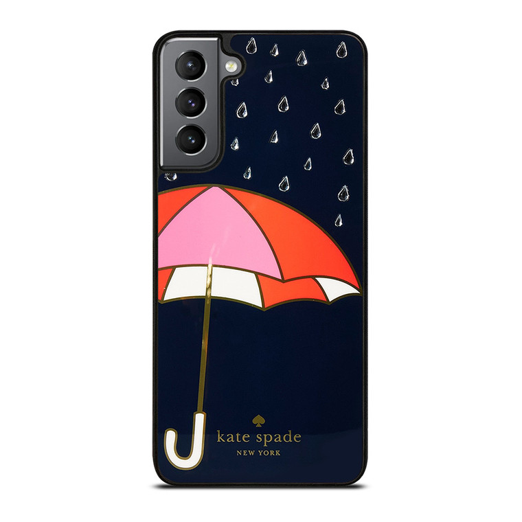 NAVY UMBRELLA KATE SPADE Samsung Galaxy S21 Plus Case Cover