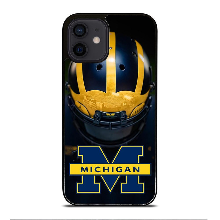 MICHIGAN WOLVERINES HELMET iPhone 12 Mini Case Cover