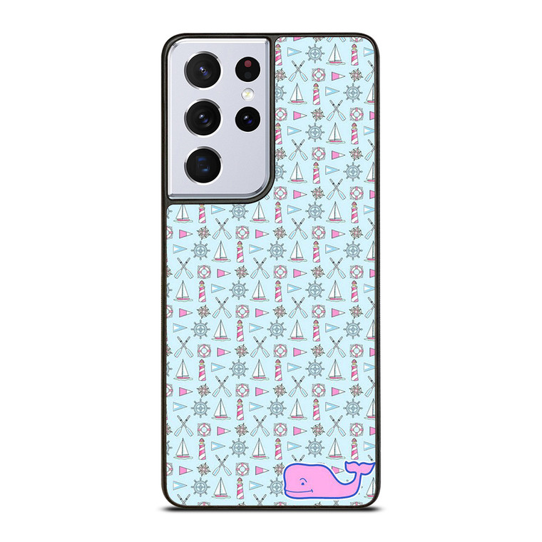 WHALE KATE SPADE PATTERN Samsung Galaxy S21 Ultra Case Cover