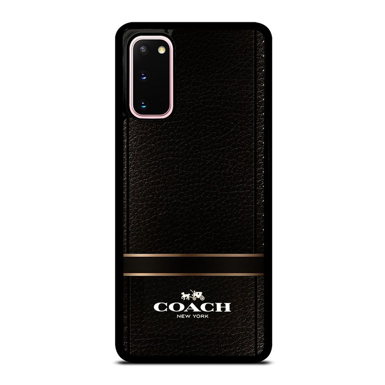 COACH BELT TEXTURE Samsung Galaxy S20 Case Cover