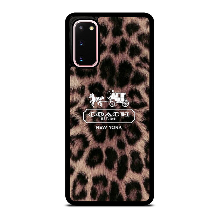 COACH NEW YORK LEOPARD Samsung Galaxy S20 Case Cover